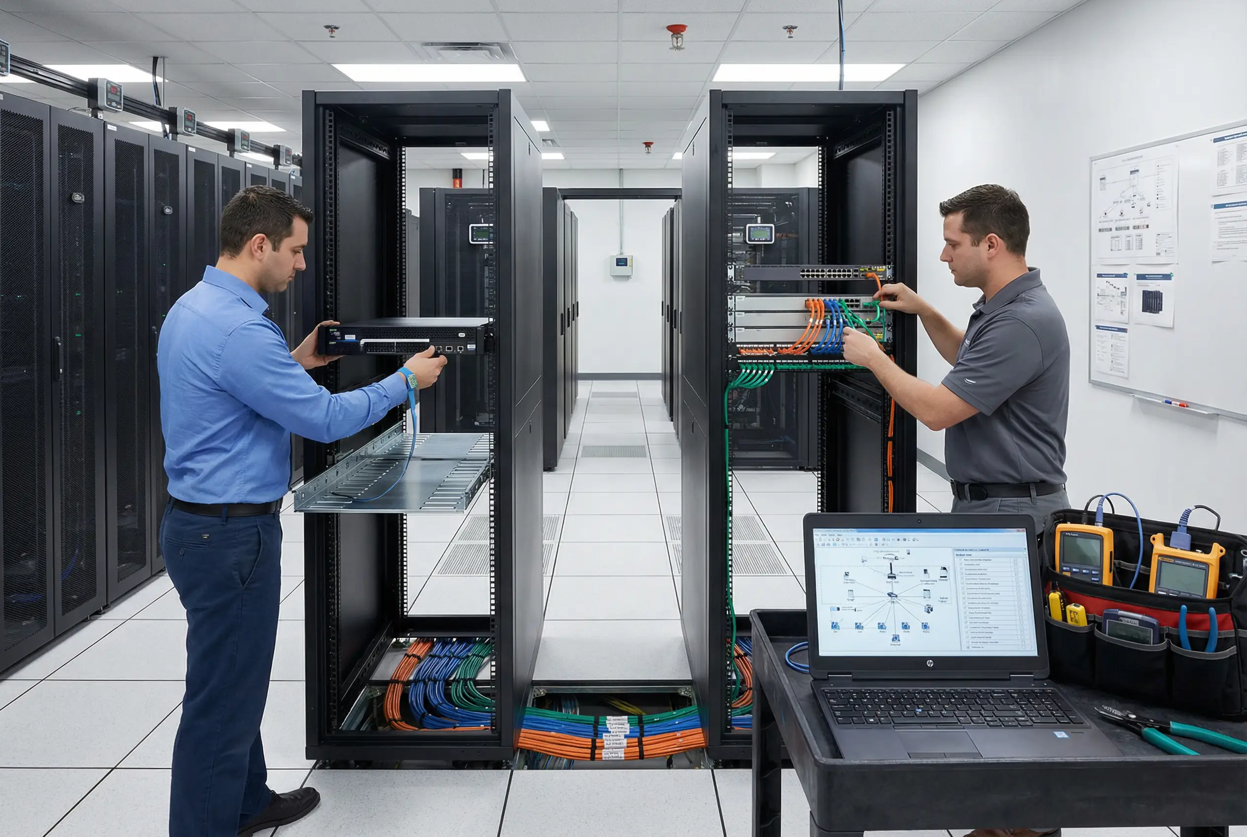 Professional Network Security Installation in Data Center