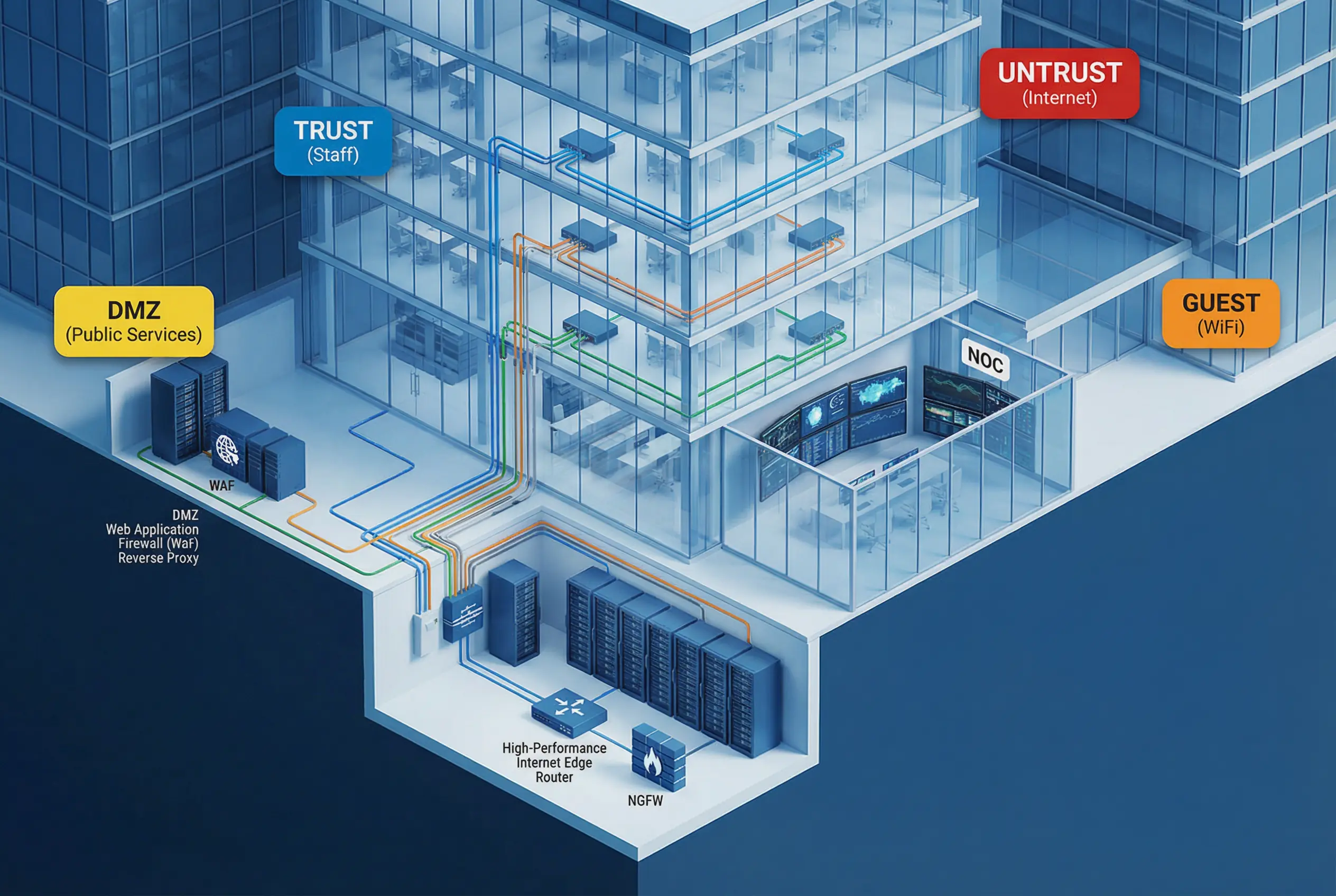 Enterprise Campus Network Segmentation