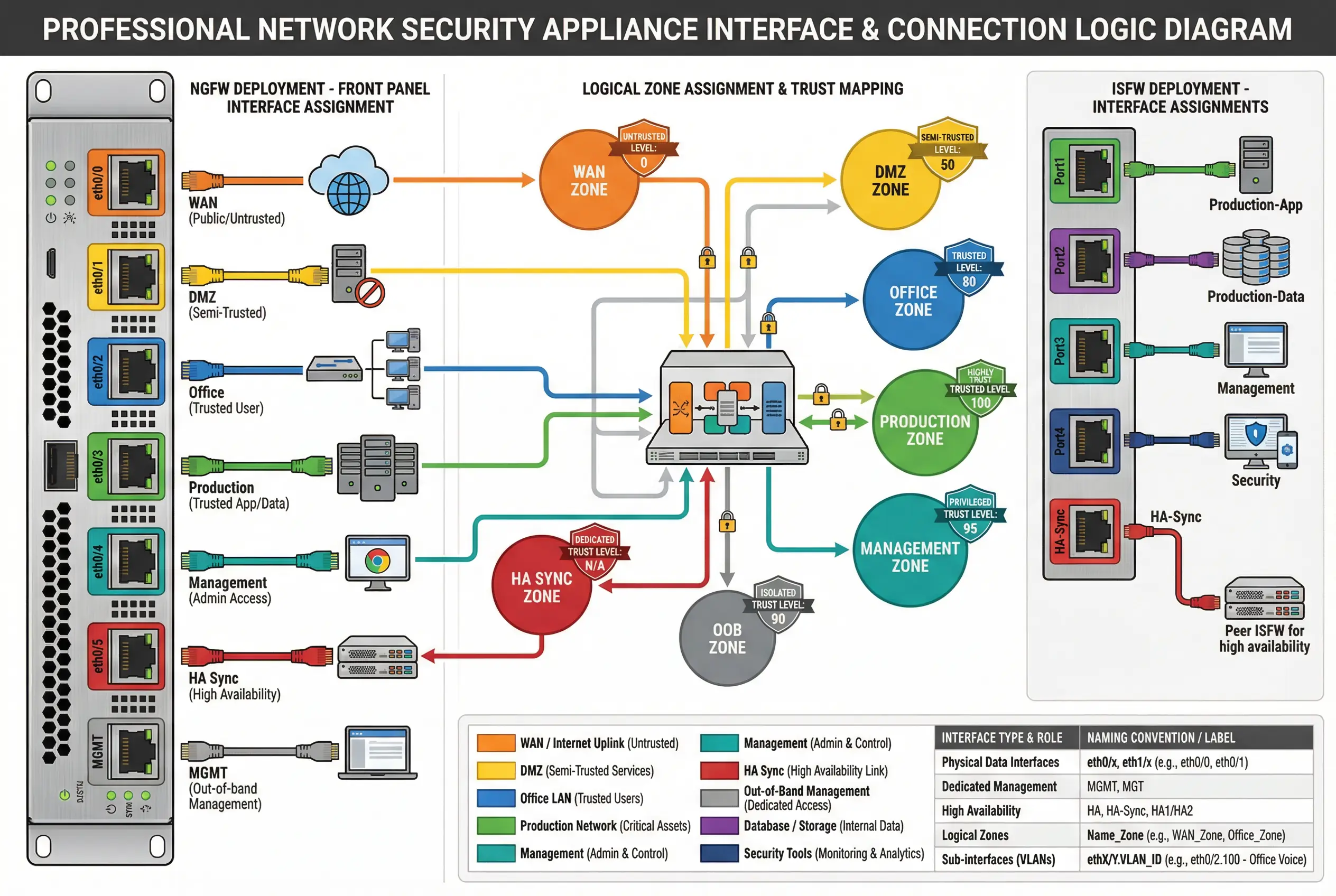 Interface and Connection Logic Diagram